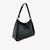 Hobo Shoulder Bag Black Lizard