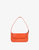 Luxe Buckle Shoulder Bag - Orange Croco