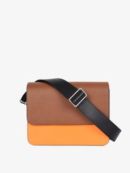 Luxe Cube Bag - Orange Colorblock