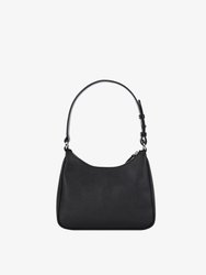 Luxe Medium Shoulder Bag - Black