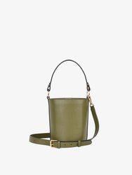 Luxe Mini Bucket Bag - Olive