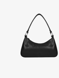 Mini Shoulder Bag Black Glazed Buffalo - Black Glazed Buffalo