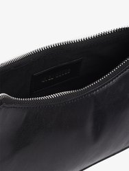 Mini Shoulder Bag Black Glazed Buffalo