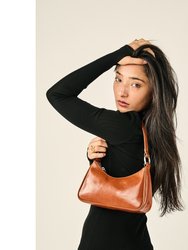 Mini Shoulder Bag Tan Glazed Buffalo