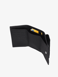 Mini Trifold Wallet Flame Croc