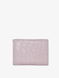 Mini Trifold Wallet Flame Croc