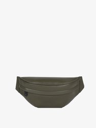 Upcycled Leather Fanny Pack - Olive