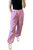 Denim Parachute Pants In Pink - Pink