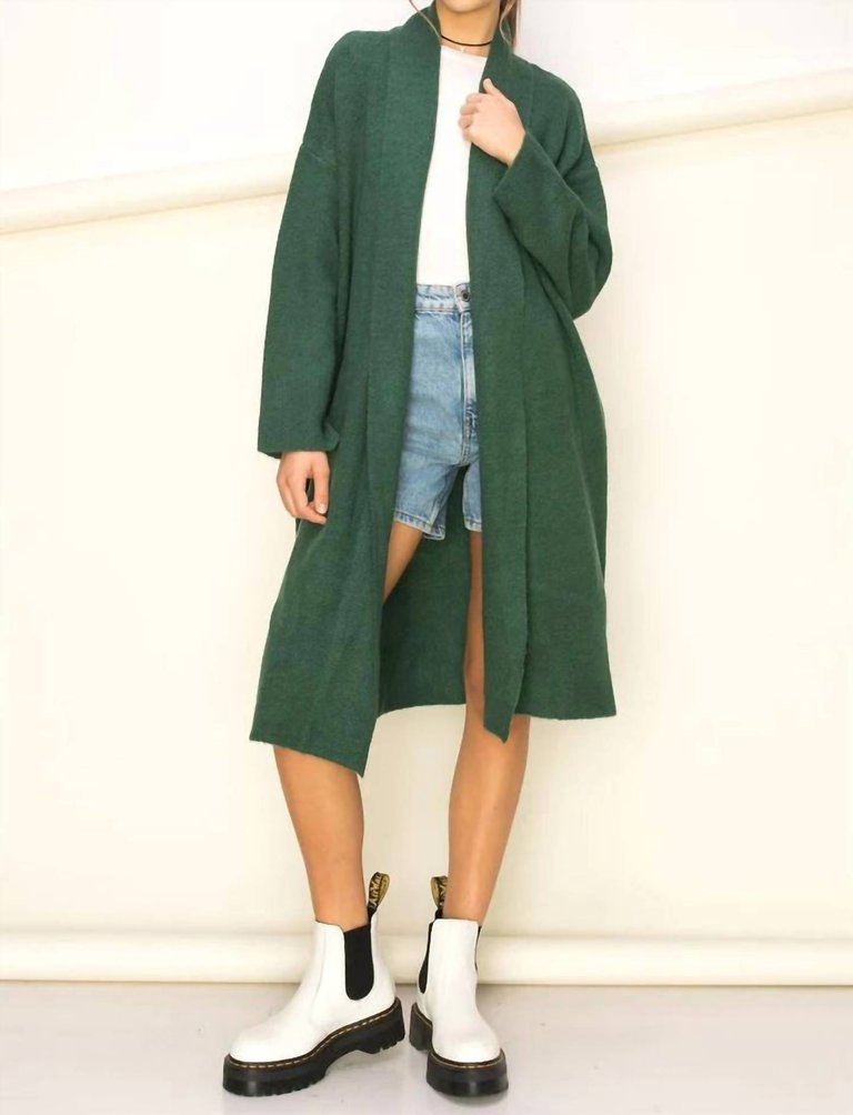 Double Zero Get The Trend Long Sleeve Duster Sweater