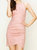 Suede (Faux) Mini Dress - Dusty Pink
