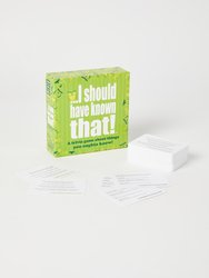 I Should Have Known That! Trivia Game 
