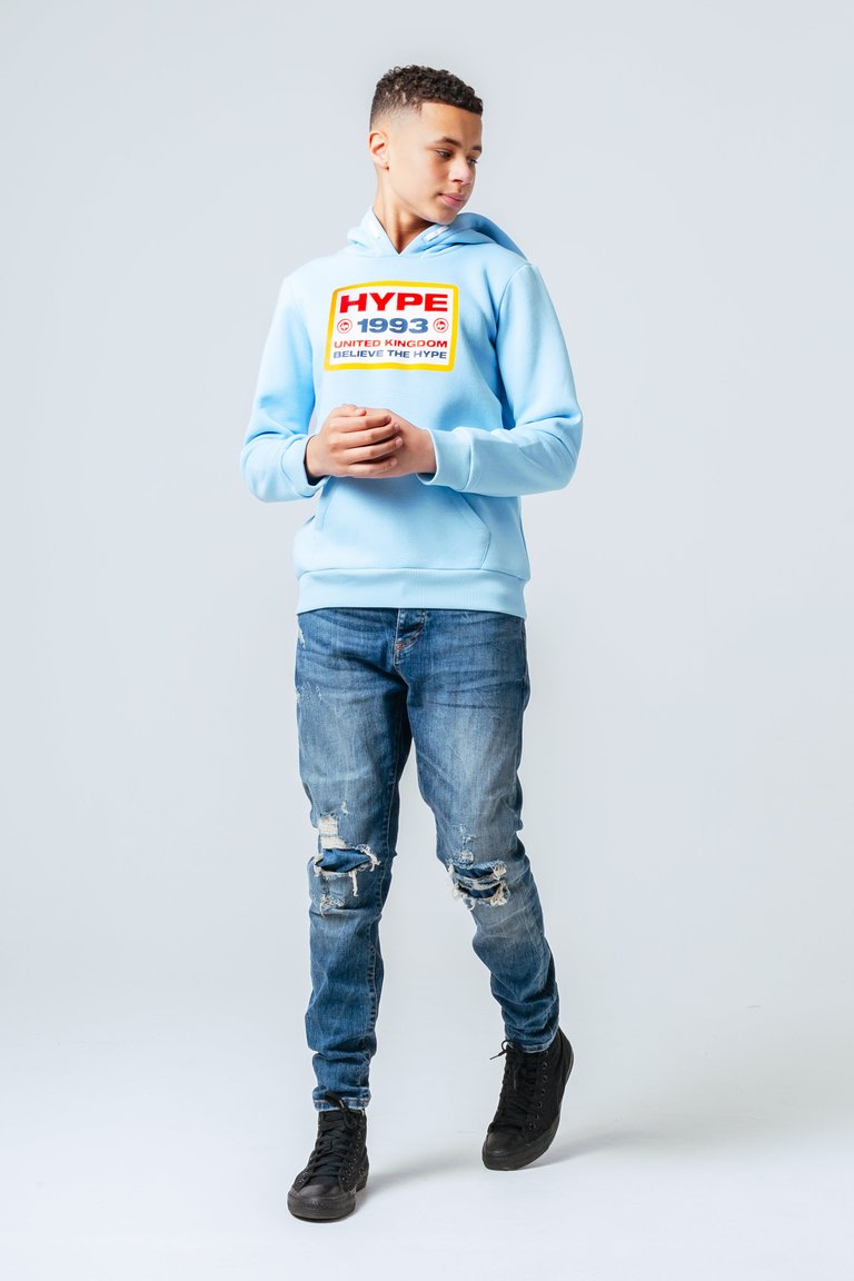 Boys Believe 93 Pullover Hoodie - Blue - Blue