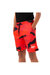 Boys Camo Script Shorts - Red