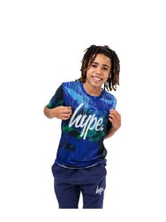 Boys Reef Spray Script T-Shirt & Jogging Bottoms Set