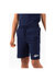 Boys Scribble Embroidered Sweat Shorts - Navy