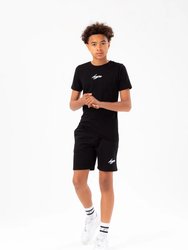 Boys Scribble T-Shirt - Black - Black