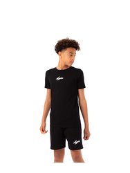 Boys Scribble T-Shirt - Black