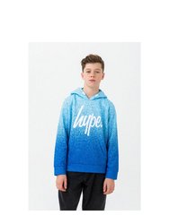 Boys Speckle Fade Hoodie - Blue - Blue