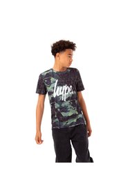 Boys Tyler Camo Script T-Shirt