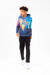 Boys Watercolour Hoodie - Blue