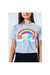 Childrens/Kids Rainbow T-Shirt - Gray
