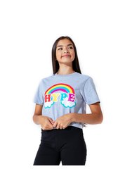 Childrens/Kids Rainbow T-Shirt - Gray - Gray