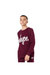 Childrens/Kids Script Crewneck - Burgundy