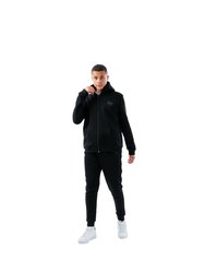 Childrens/Kids Script Tracksuit Set - Black