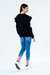 Girls Annabel Ruffle Sweater - Black