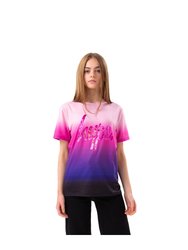 Girls Fade Foil Script T-Shirt