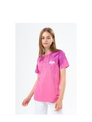Girls Glitter Drip T-Shirt - Pink