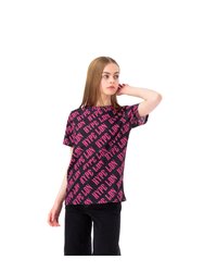 Girls Gothic Repeat Logo T-Shirt