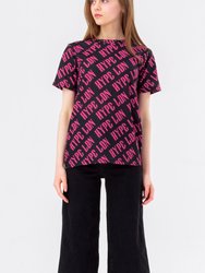 Girls Gothic Repeat Logo T-Shirt