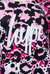 Girls Leopard Print T-Shirt - Pink/Black/White