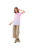 Girls Leopard Print T-Shirt - Pink/White - Pink/White