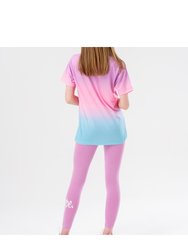 Girls Mykonos Fade T-Shirt & Jogging Bottoms Set