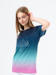 Girls Paradise Fade Glitter T-Shirt