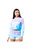 Girls Pastel Clouds Cropped Pullover Hoodie