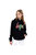 Girls Rainbow Hoodie - Black