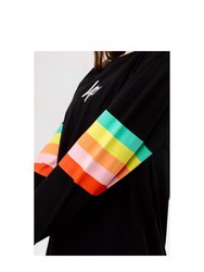 Girls Rainbow Long-Sleeved T-Shirt