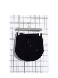 Girls Running Shorts (Pack of 2) (Black/Gray) 
