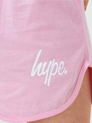 Girls Script Running Shorts