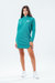 Girls Script Side Split Hem Longline Hoodie