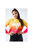 Girls Sunset Fade Crop Sweatshirt