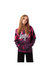 Girls Tie Dye Hoodie - Pink/Black