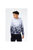 Hype Boys Acid Wash Hoodie (Black/White) - Black/White