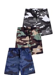 Hype Boys Camo Shorts - Multicolored