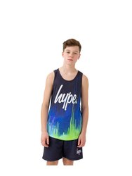 Hype Boys Pacific Drips Undershirt - Black/Blue/Green