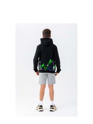 Hype Boys Paint Splatter Canvas Hoodie