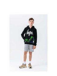 Hype Boys Paint Splatter Canvas Hoodie